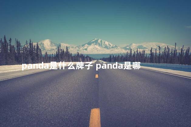 panda是什么牌子 panda是哪个国家的牌子